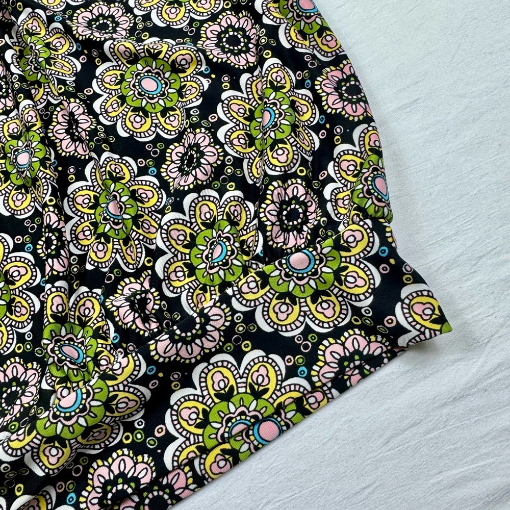 Authentic Y2K Baby Phat Bubble Hem Tube Dress McBling Paisley‎ Floral Mini Small - Picture 8 of 13